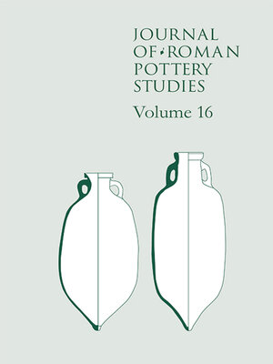 cover image of Journal of Roman Pottery Studies